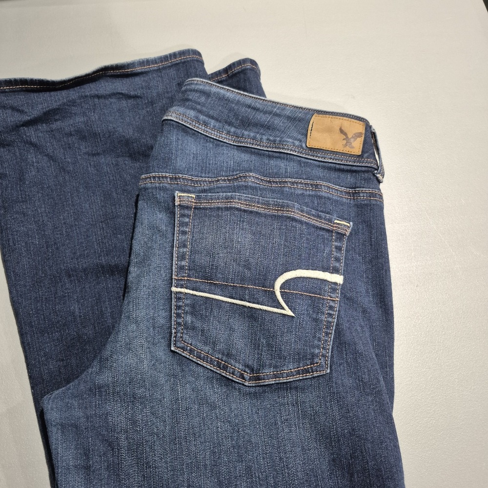 American Eagle Jeans Womens 12 Kick Boot Bootcut Super Stretch Western Y2K